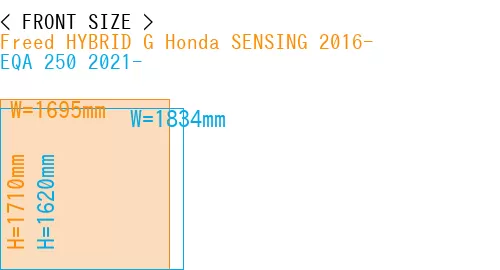 #Freed HYBRID G Honda SENSING 2016- + EQA 250 2021-
